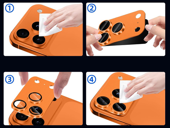 2x ERBORD edzett üveg iPhone 17 Pro kamera szigethez