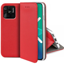 Pattintható tok a Xiaomi Redmi 10C, Wallet Smart Magnet, kék