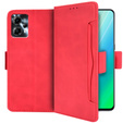Pattintható tok a Motorola Moto G13 4G / G23 4G, Card Slot, piros