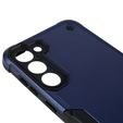 Páncélozott tok a Samsung Galaxy S23, Dual-Layer, sötétkék