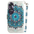 Pattintható tok a Oppo A60, Wallet, Mandala Flower