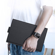 Tok + billentyűzet Samsung Galaxy Tab S9 Ultra, Dux Ducis TouchPad Leather Pen Slot, fekete