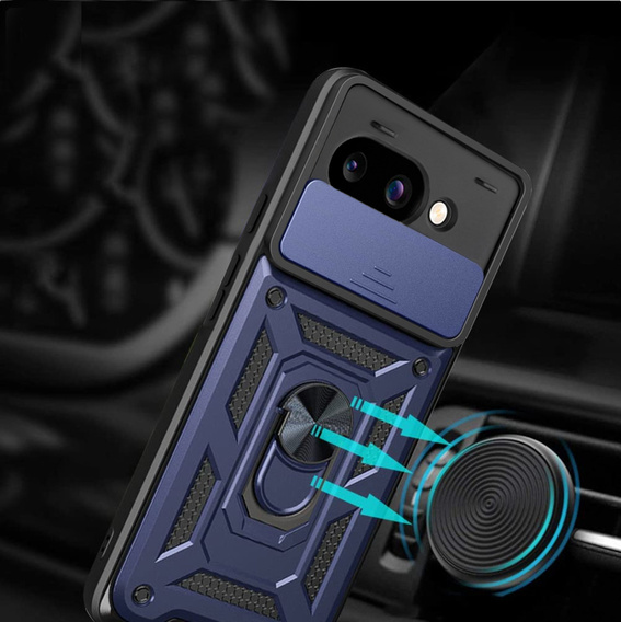 Telefontok a Google Pixel 9A, CamShield Slide, kék