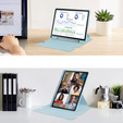 Billentyűzet tok Samsung Galaxy Tab S6 Lite 2024 / 2022 / 2020, Rotary 360° Leather, világoskék