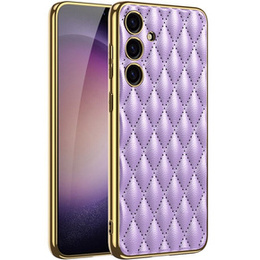 Tok Samsung Galaxy S24, Leather Rhombus, lila