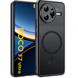 Tok Xiaomi Poco F7 Ultra-hoz, MagSafe, ERBORD Matt Case, fekete