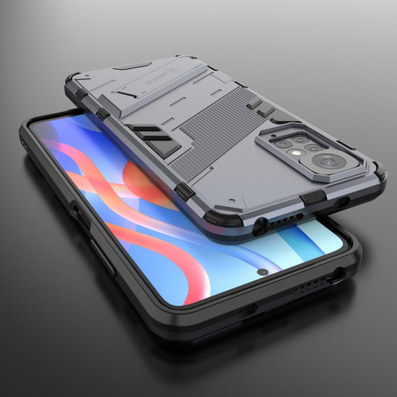 Tok Xiaomi Redmi Note 11/11S, Military kickstand, kék