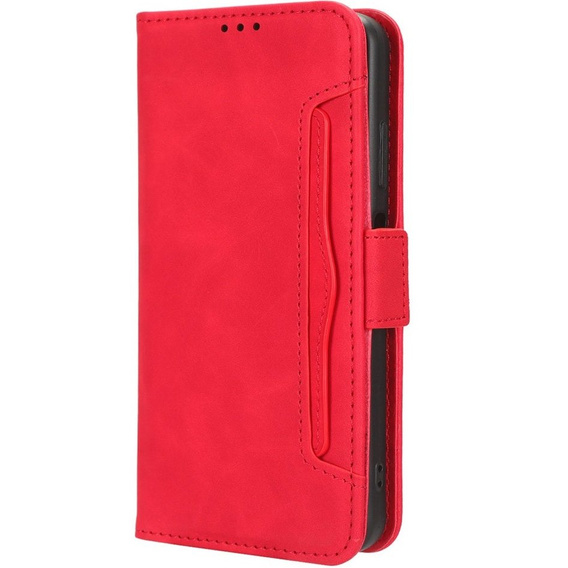 Pattintható tok a Honor 90 Lite 5G, Card Slot, piros