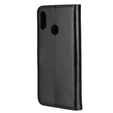 Pattintható tok a Huawei P20 Lite, Split Leather Wallet, fekete