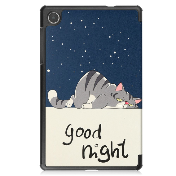 Tok Lenovo Tab M8 Gen 4 TB-300FU, Smartcase, sleeping cat
