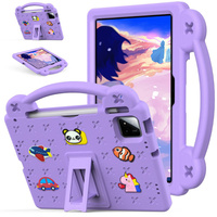 Gyermek tok Xiaomi Pad 7 / Xiaomi Pad 7 Pro, Cute Patterns, állvánnyal, lila