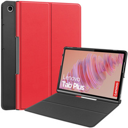 Tok Lenovo Tab Plus, Smartcase, piros