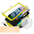 Páncélozott tok a Samsung Galaxy S23 Ultra, R-JUST CamShield Slide, sárga