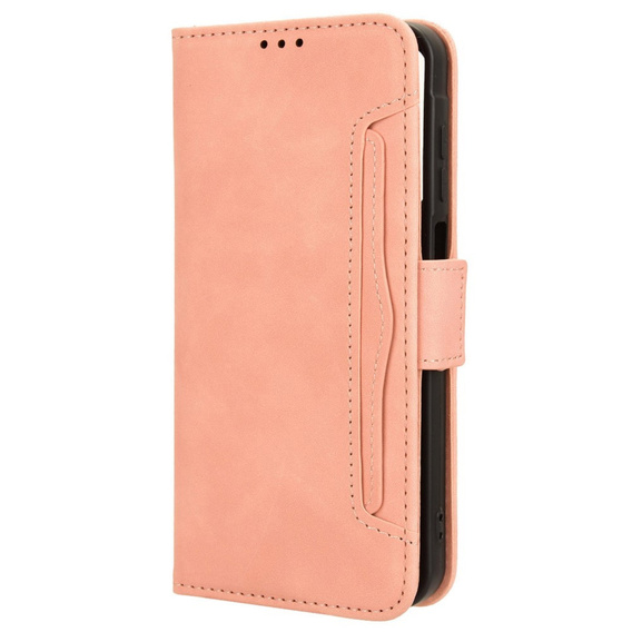 Flip tok Oppo Reno 14F, Kártya slot, pénztárca, rózsaszín, rózsaszín