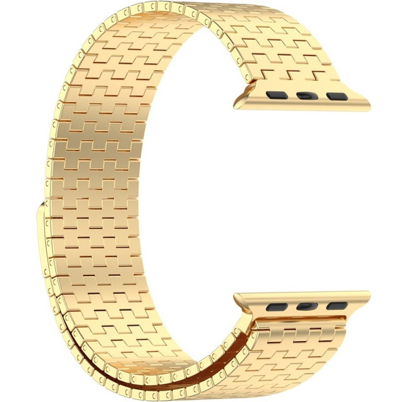 Acél karperec Apple Watch 1/2/3/4/4/5/6/7/8/SE/ULTRA 42/44/45/45/49 MM - arany