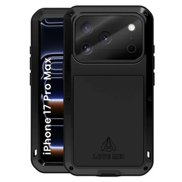 Páncélozott tok edzett üveggel iPhone 17 Pro Max készülékhez