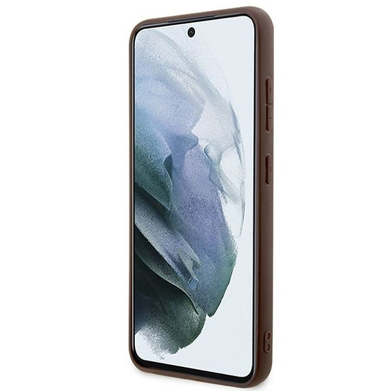 GUESS 4G Classic Logo tok Samsung Galaxy S24 Plus készülékhez, barna