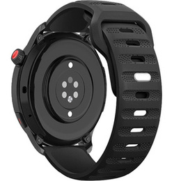 Univerzális szilikon pánt 22mm Dot Texture, fekete