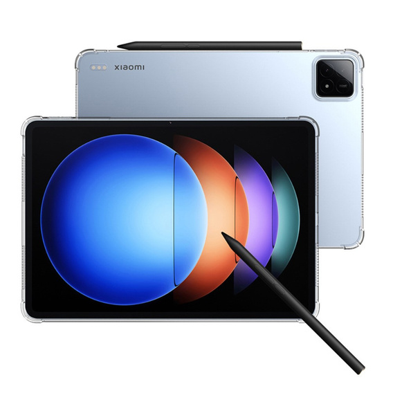 Tok Xiaomi Pad 6S Pro 12.4 készülékhez, szilikon, átlátszó