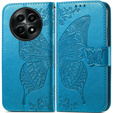 Pattintható tok a Realme 12, Butterfly, kék