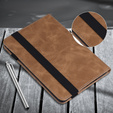 Tok Lenovo Tab M10 Plus TB-X606F, Classic, tolltartóval, barna