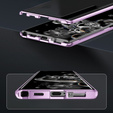 Tok Samsung Galaxy S23, Magnetic Dual Glass, lila
