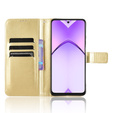 Pattintható tok a Oppo A40 / Oppo A40m, Crazy Horse Wallet, arany
