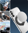 Mágneses tok Samsung Galaxy S25+ Plus készülékhez, MagSafe, fekete