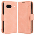 Pattintható tok a Google Pixel 8A, Card Slot, rózsaszín
