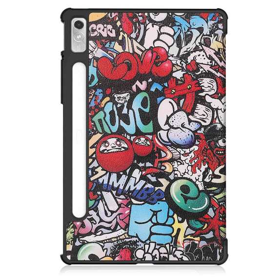 Tok Lenovo Tab P11 Pro Gen 2 TB132FU TB132XU 11.2", pánttal, graffiti