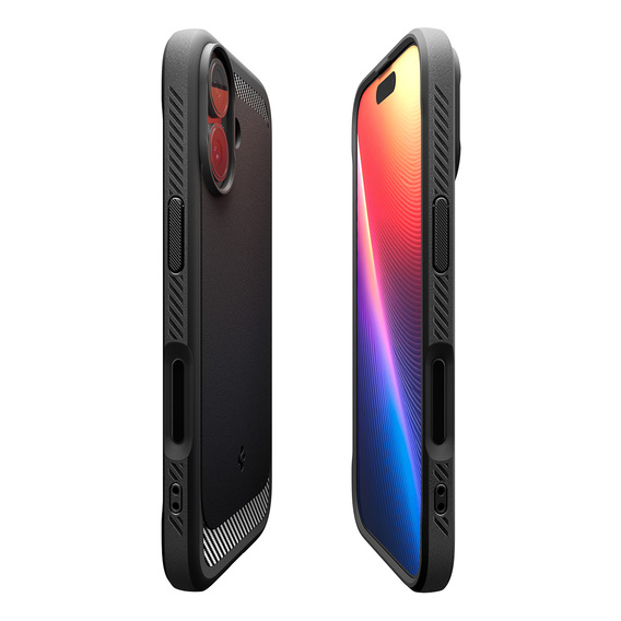 Spigen Rugged Armor MagSafe tok iPhone 17 készülékhez, matt fekete