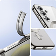 Tok Samsung Galaxy S24+ Plus-hoz, Electro MagSafe, ezüst + üveg a képernyőhöz
