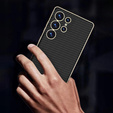 Telefontok a Samsung Galaxy S25 Ultra, GKK Leather, carbon fekete