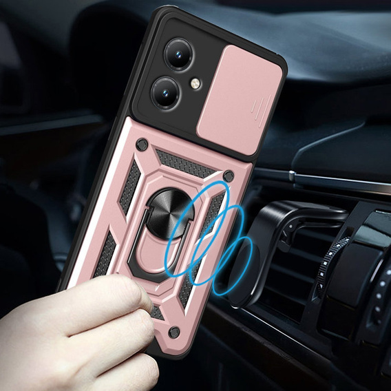 Telefontok a Motorola Moto G14, CamShield Slide, rózsaszín rose gold