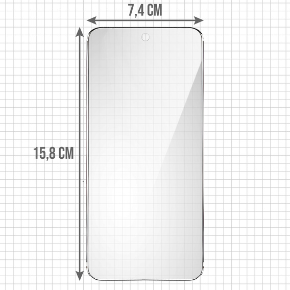 2x ERBORD 3D edzett üveg a Realme GT 8 Pro készülékhez
