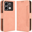 Pattintható tok a Infinix Zero 30 5G, Card Slot, rózsaszín