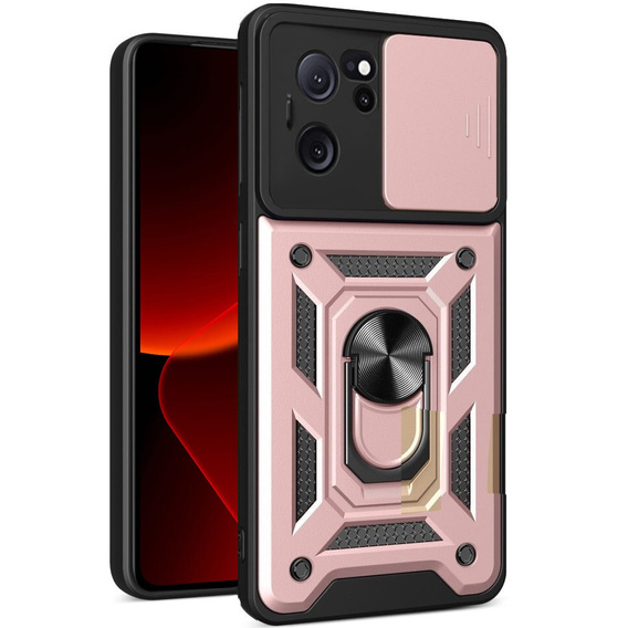 Telefontok a Xiaomi 13T / 13T Pro, CamShield Slide, rózsaszín rose gold