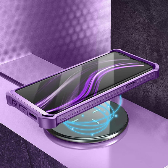 Páncélozott tok a Samsung Galaxy S9 Plus, Dexnor Full Body, lila