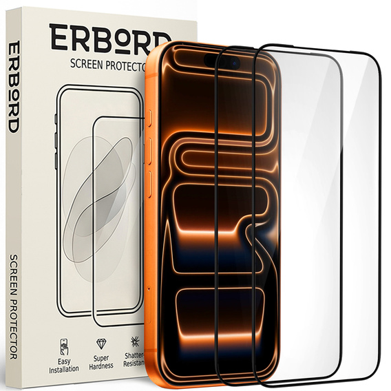 3D edzett üveg - 2 darabos készlet iPhone 17 Pro Max készülékhez
