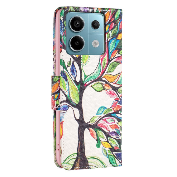 Pattintható tok a Xiaomi Redmi Note 13 Pro 5G, Wallet, Tree of Life