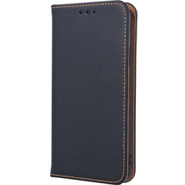 Pattintható tok a Samsung Galaxy A32 5G, Split Leather Wallet, fekete