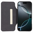 X-LEVEL tok iPhone 16 Pro Max készülékhez, Magnetic Card Holder, szürke