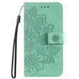 Pattintható tok a Xiaomi Redmi 13C / Poco C65, Mandala Flower, zöld