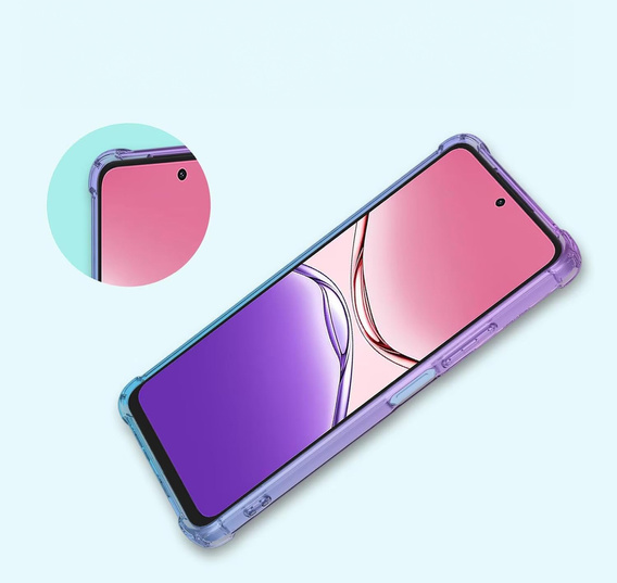 Tok Oppo A5 Pro 5G, Gradient Dropproof, Lila / kék