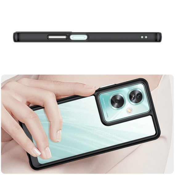 Telefontok a Oppo A79 5G, Fusion Hybrid, átlátszó / fekete