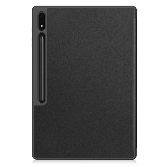 Tok Samsung Galaxy Tab S10 Ultra, Smartcase tolltartóval, fekete