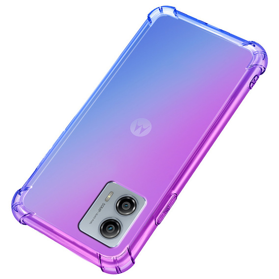 Tok Motorola Moto G53 5G, Gradient Dropproof, Lila / kék
