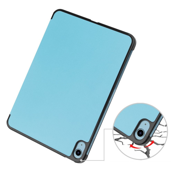 Tok iPad 10.9 2022 10 Gen, Smartcase tolltartóval, kék