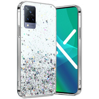 Telefontok a Vivo V21 5G, Glittery, átlátszó