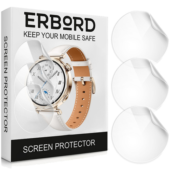 3x ERBORD hidrogél fólia Huawei Watch GT 5 41mm